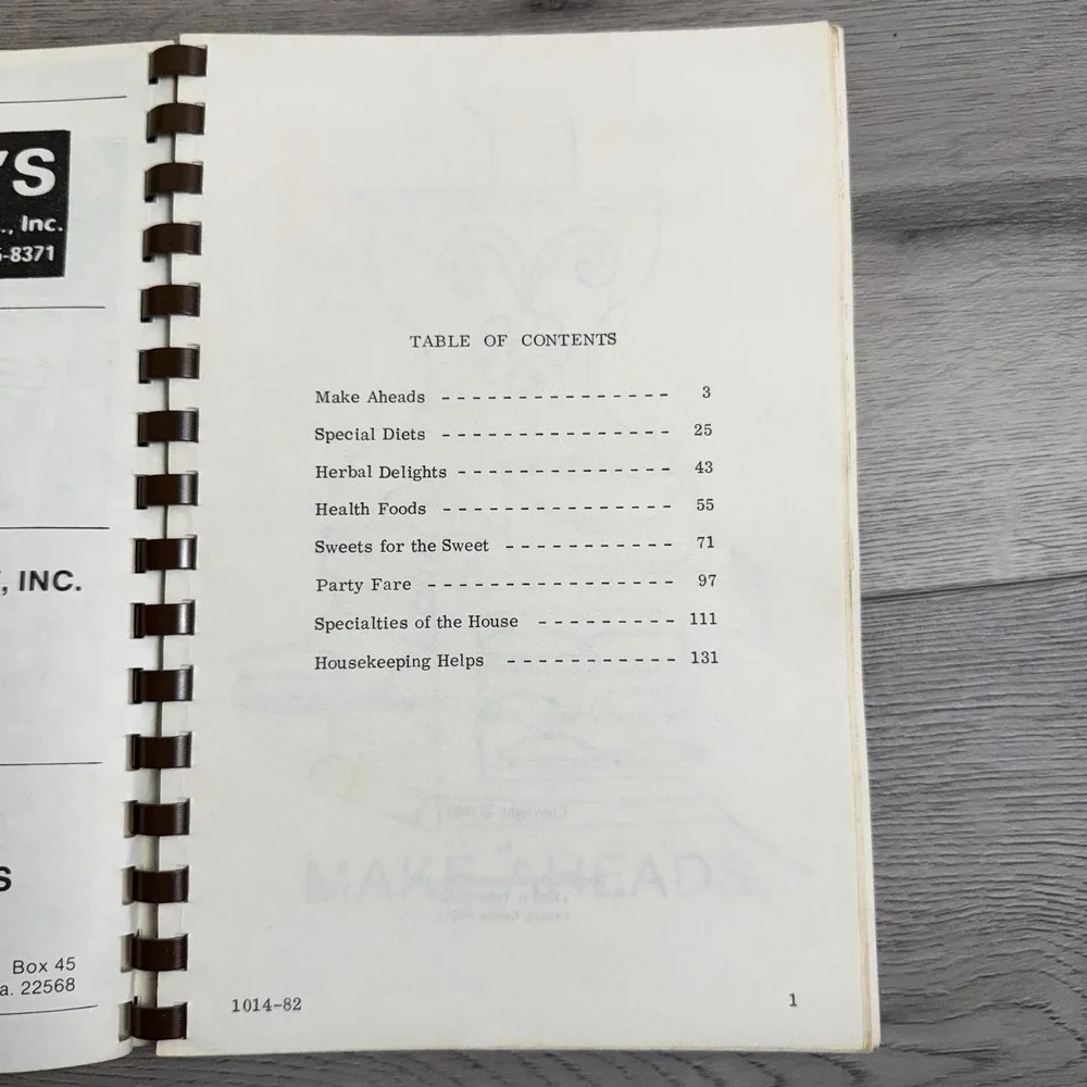 Vintage Virginia Spiral Community Cookbooks Lot 3 Providence Everybody's Cookin'